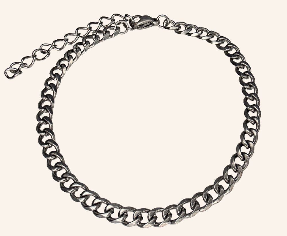 NK Chain Bracelet - Silver - 4mm - Item 983