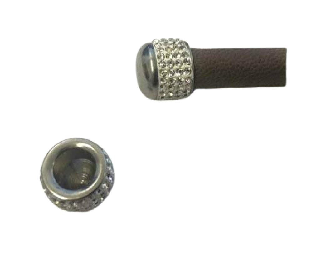 Stainless steel end cap: SSP-646 8mm (Steel)