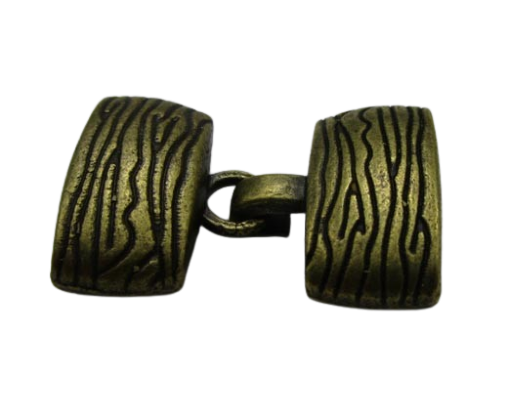 Zamak Hook clasp ZAML-32-Antique Gold-16x4mm