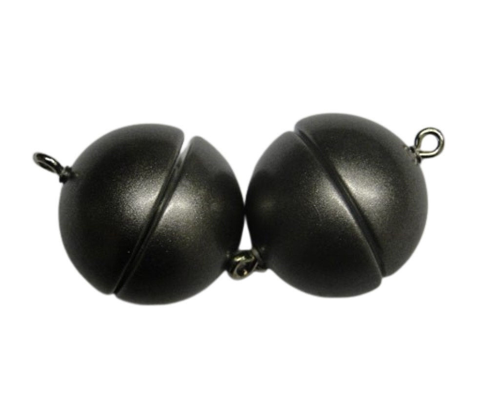 brass Magnetic clasp Magnetic-Resin-Grey MG 21