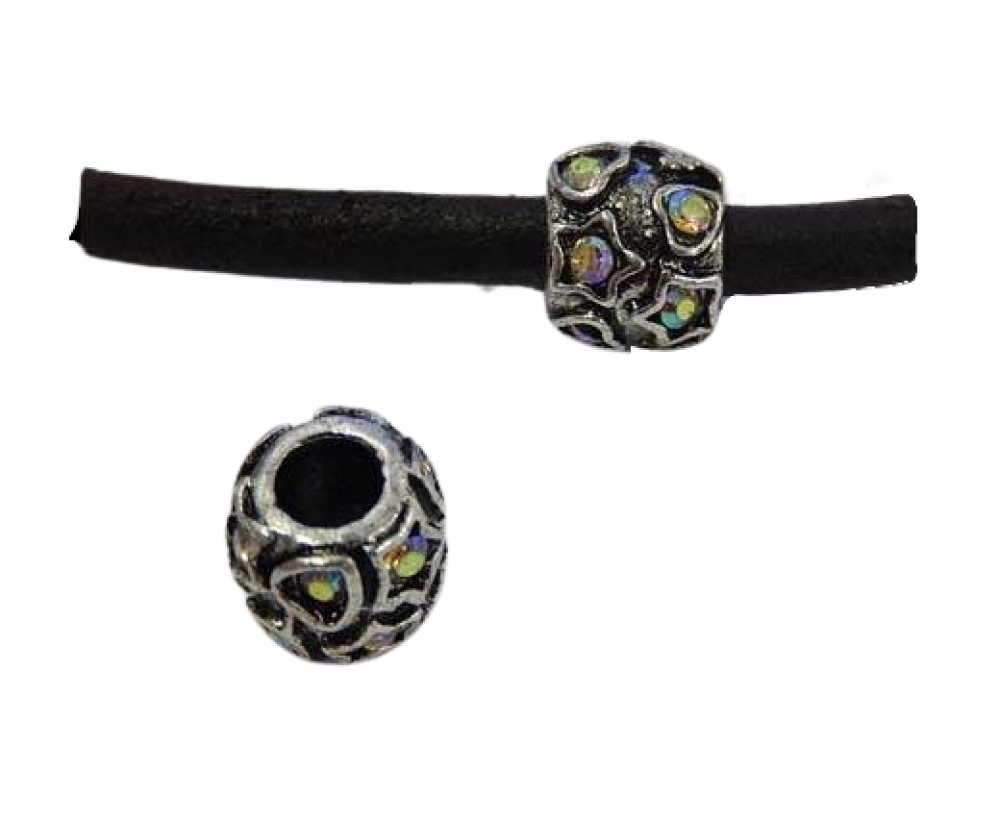 Zamak parts for leather: CA-4872 5mm (Steel)