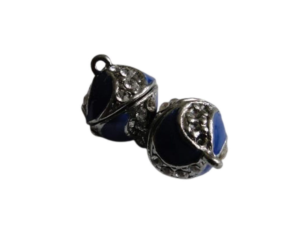 Brass Magnetic clasp-MG12-20mm-Blue