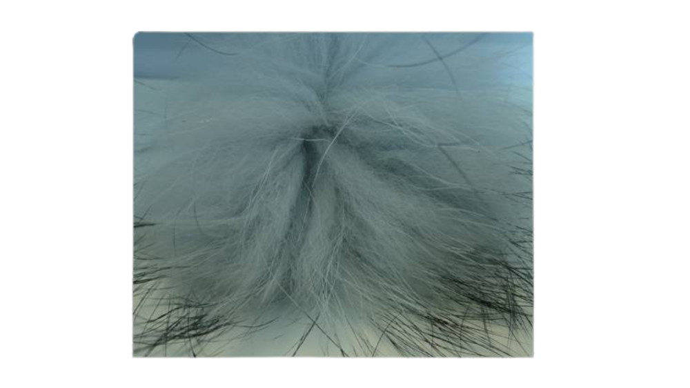 Finn Raccoon Pom Pom-Light Grey-14cms