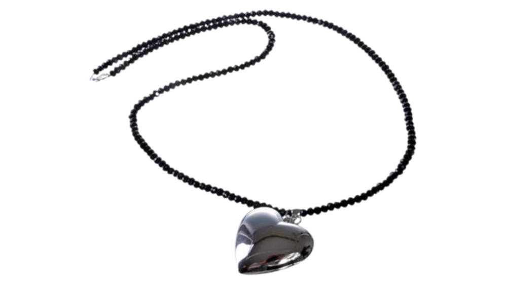 DC-GS-Black-Quartz-Long Necklace