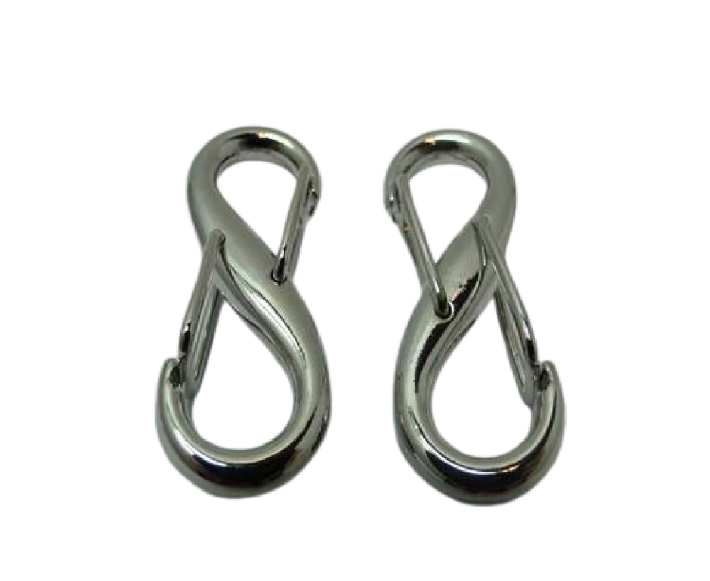 Zamak Lanyard Clasp-FI-7078-40mm-STEEL