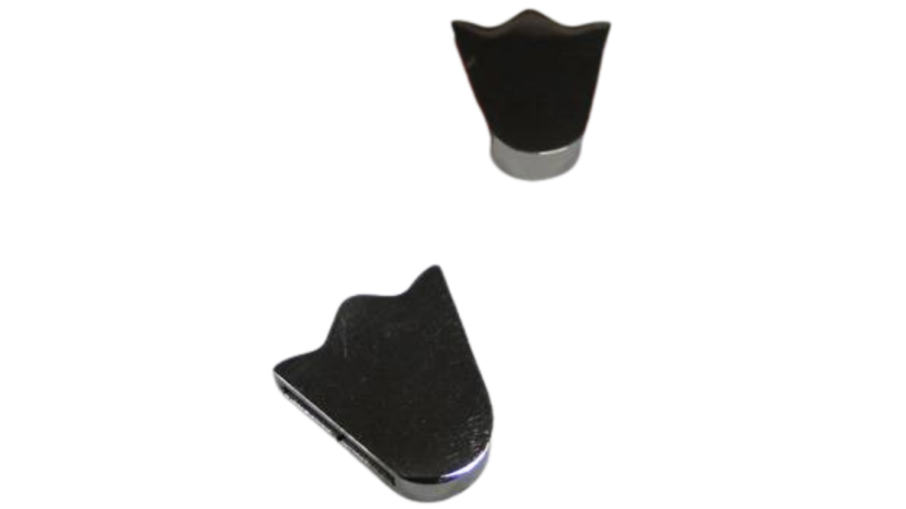 Stainless steel part for leather: SSP-407 10.2*2mm (Steel)