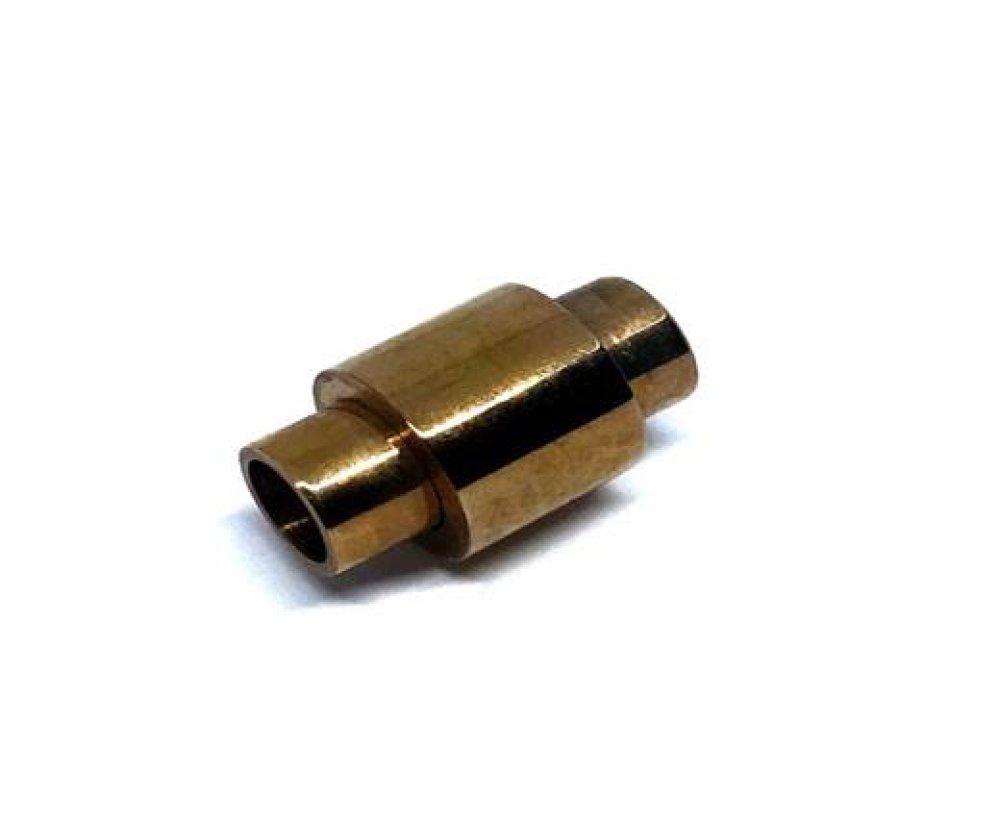 Stainless Steel Magnetic Clasp,Rose Gold,MGST-11 6mm