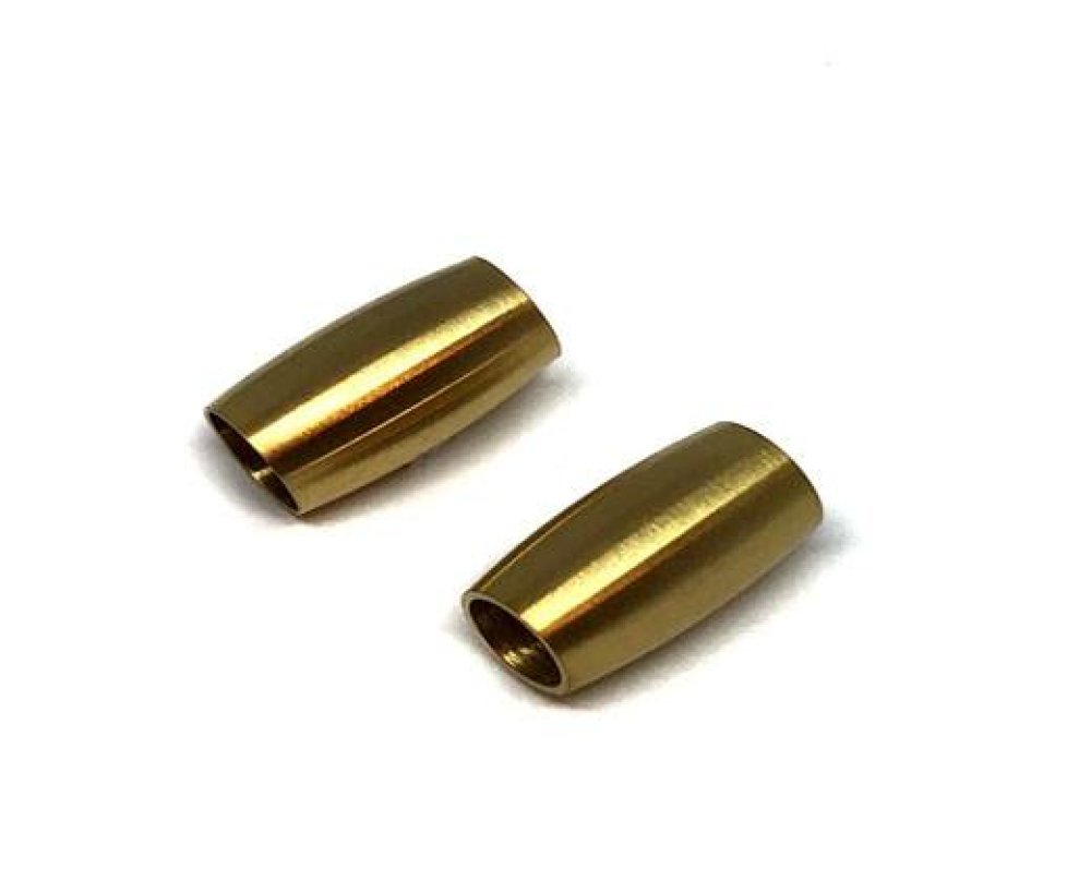 Stainless Steel Magnetic Clasp: MGST-35 5mm (Matt Gold)