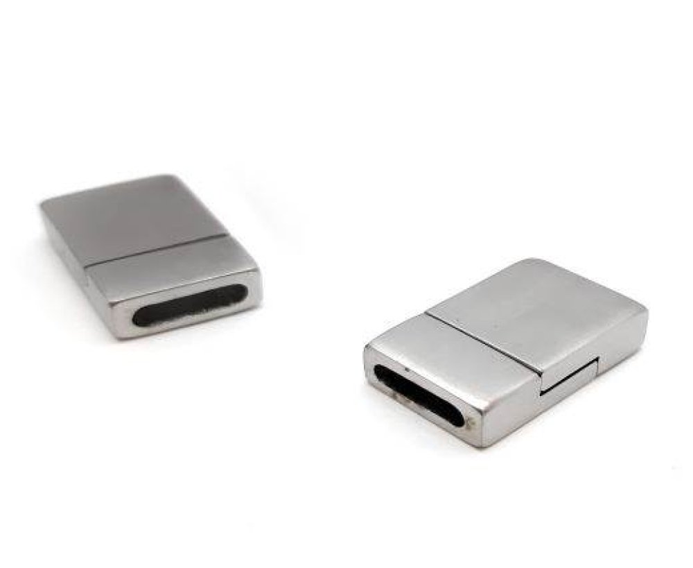 Stainless Steel Magnetic Clasp: MGST-76 10*2.5mm (Steel)