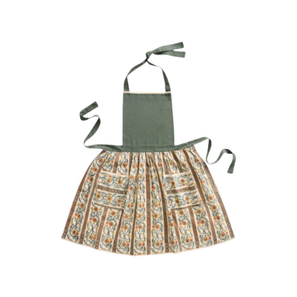 Green Skirt-Style Apron