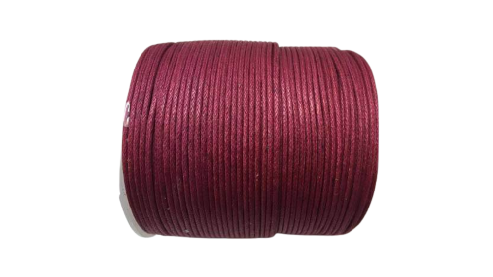 Wax Cotton Cords - 1mm - Dark Pink