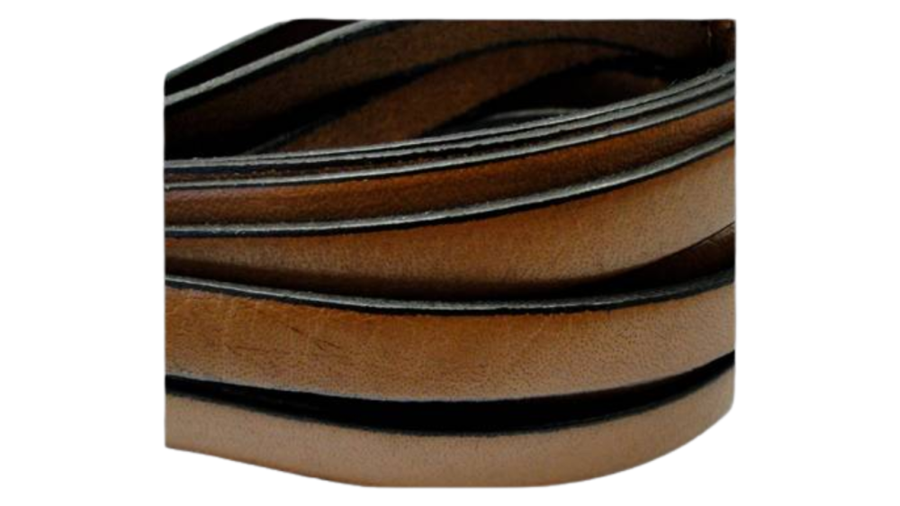 Italian Flat Leather-Cinnamon
