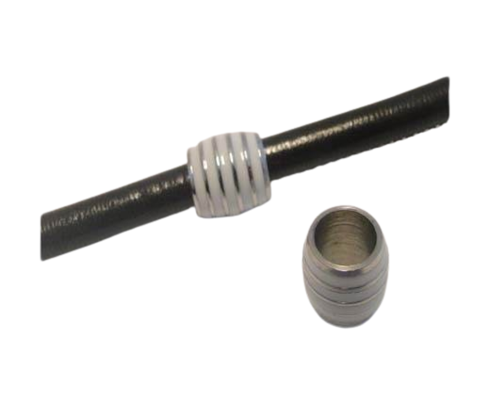 Stainless steel part for leather: SSP-607 7mm (Steel)