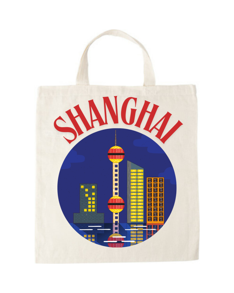 Cotton Tote Bag - Shanghai Style