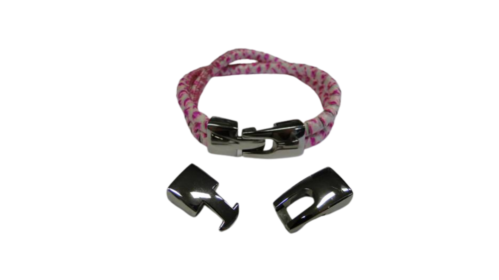 Stainless Steel Hook Clasps: MGST-130 10*5.5mm (Steel)