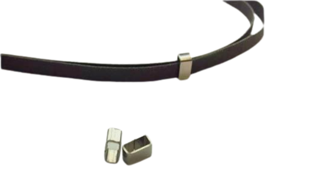 Stainless steel part for leather: SSP-712 6mm (steel)