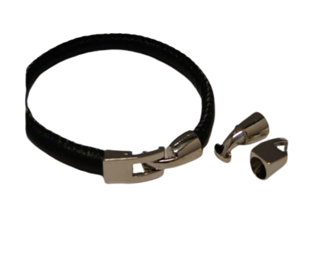 Zamak Hook Clasp: MGL-76 6.5mm (Steel)