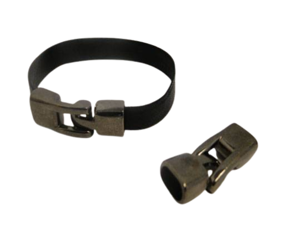 Zamak hooks clasps: ZAML-48 10*5.5mm (steel)