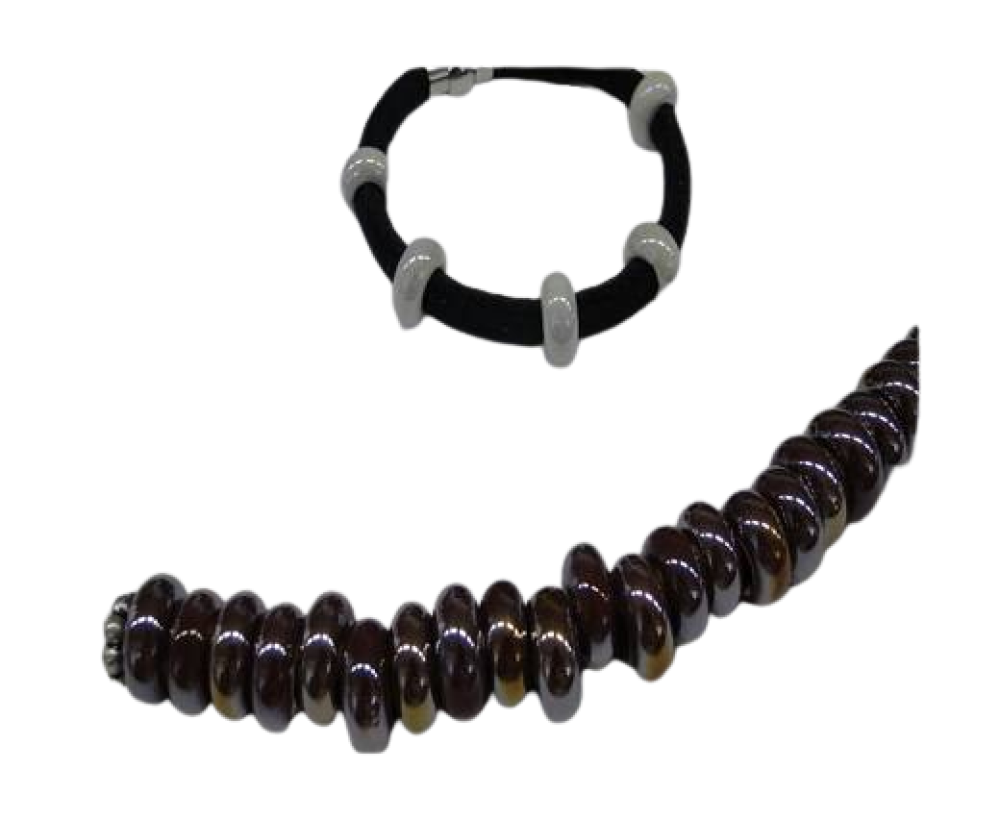 Ceramic Beads - 6mm (Maroon AB)