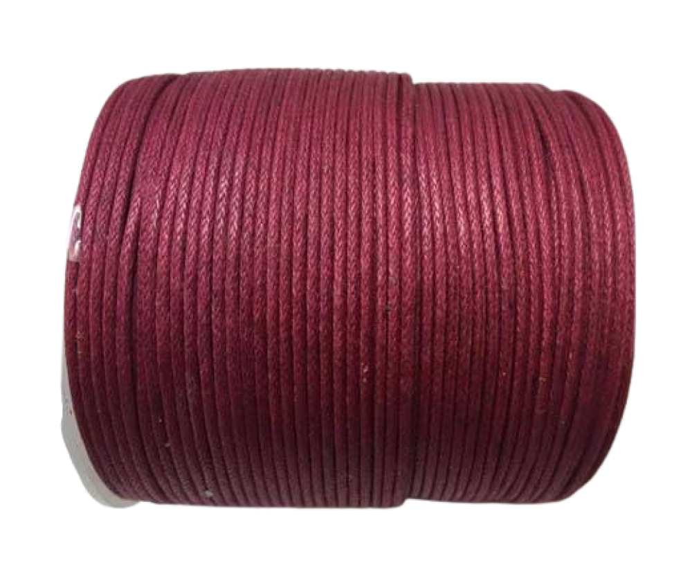 Wax Cotton Cords - 1,5mm - Dark Pink
