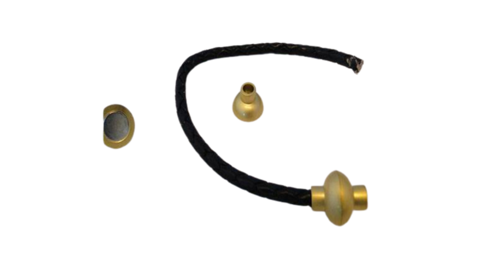 Zamak magnetic claps: MGL-04 2mm (gold)