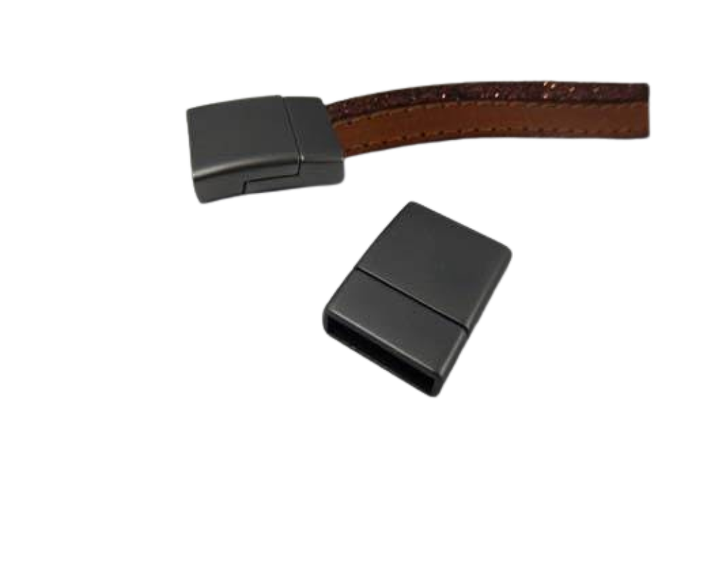 Zamak magnetic claps: MGL-296 16*3mm (Black Matt)