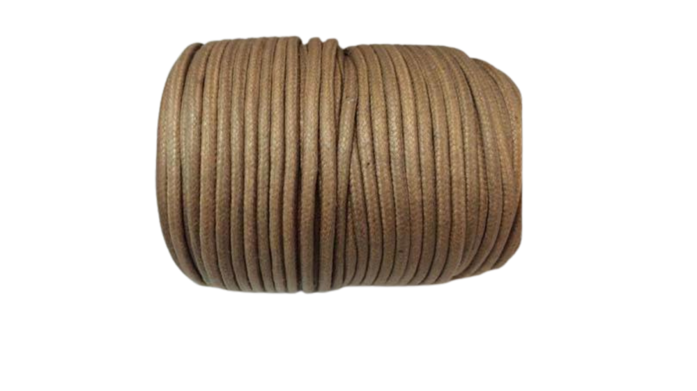Wax Cotton Cords - 1mm - Mustard