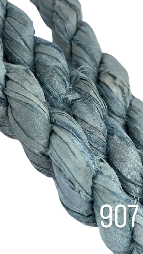 Sari Silk - light blue - 907