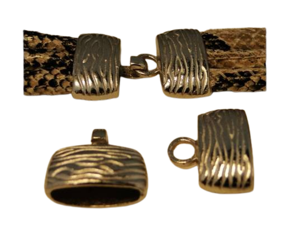 Zamak Hook clasp ZAML32-16x5mm-Antique Gold