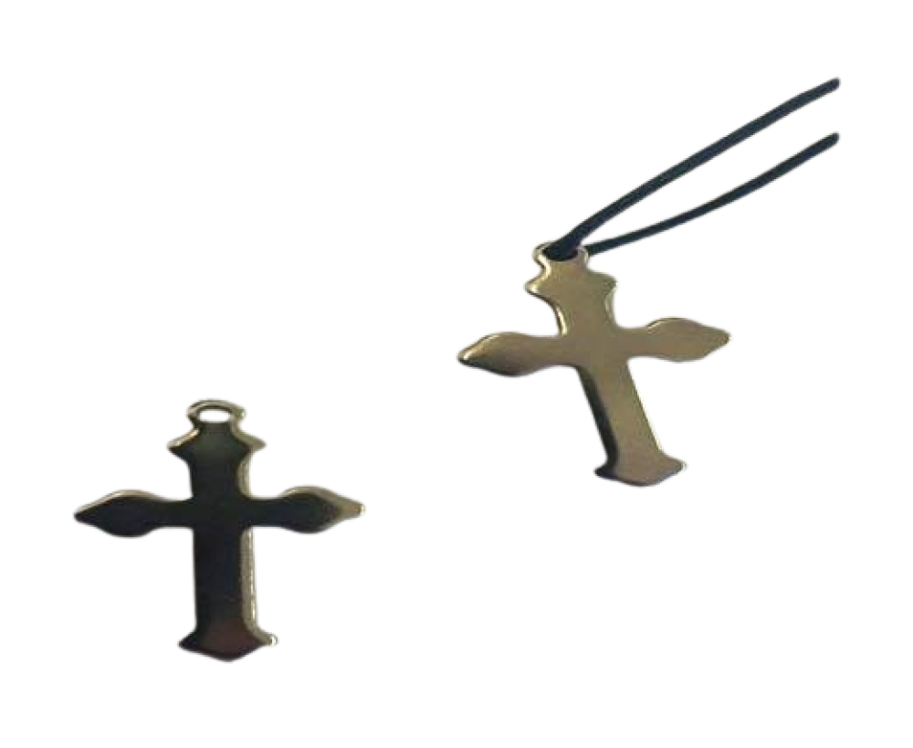 Stainless steel pendant SSP-654 28mm (Steel)