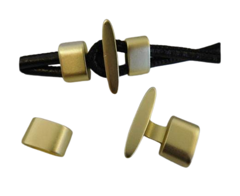 Zamak Hook Clasp ZAML-12-11x5MM-Matt Gold