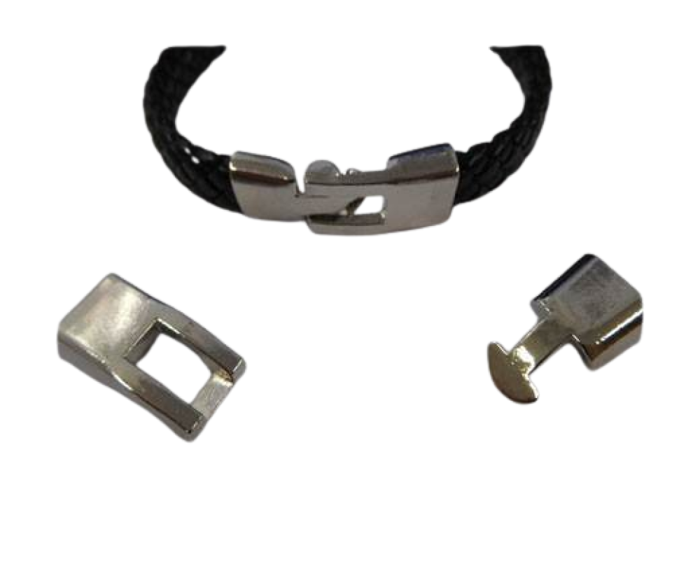 Zamak Hook Clasp ZAML10-10x5.5mm-steel