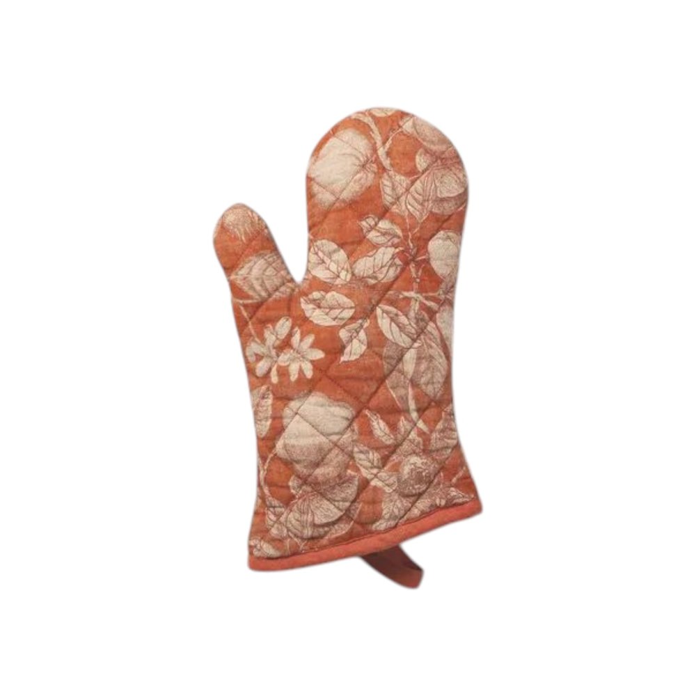 Orange Fall Oven Mitt