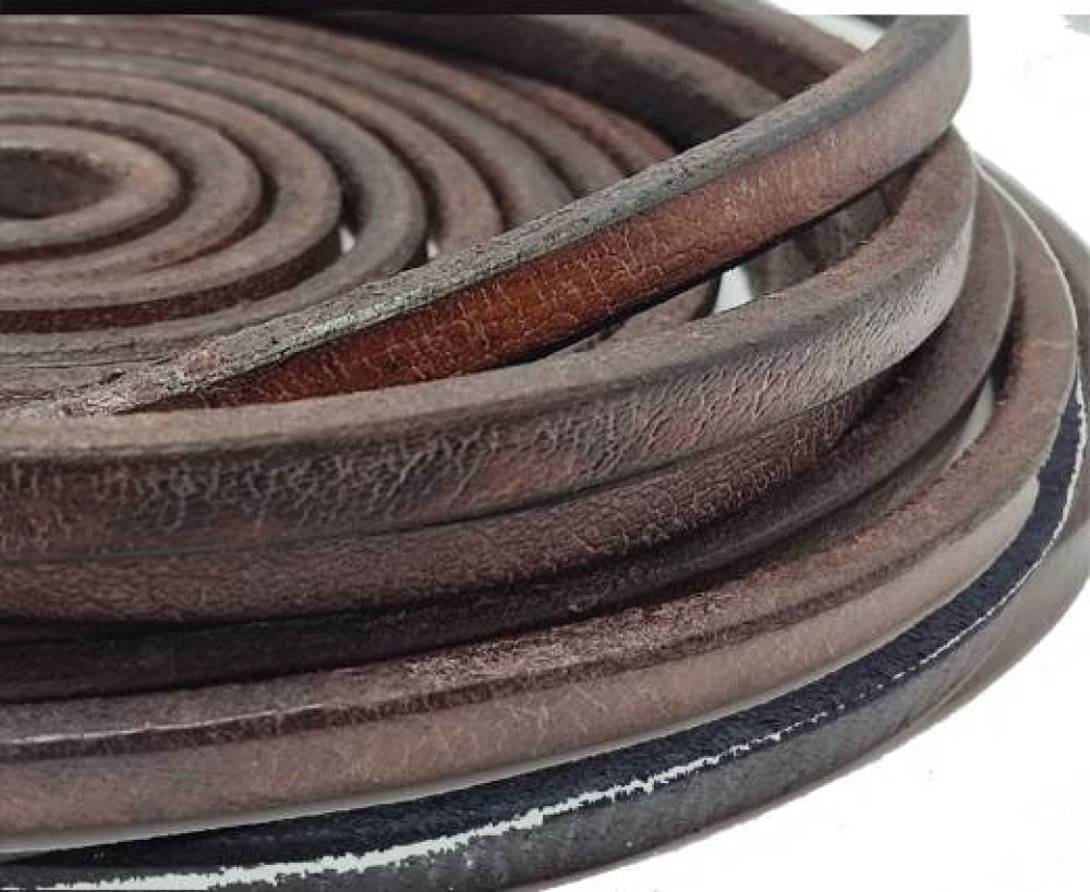 Regaliz Leather Vintage-10mm*5mm-Cognac