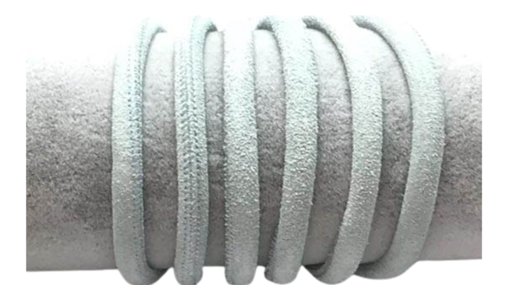 Real Cork Round - 5mm - baby blue