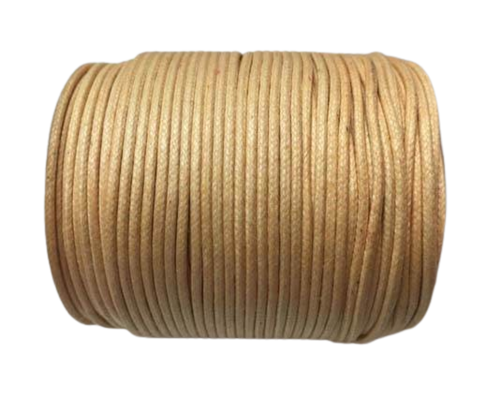 Wax Cotton Cords - 1,5mm - Natural