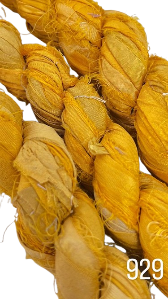 Sari Silk - Bright Orange - 929