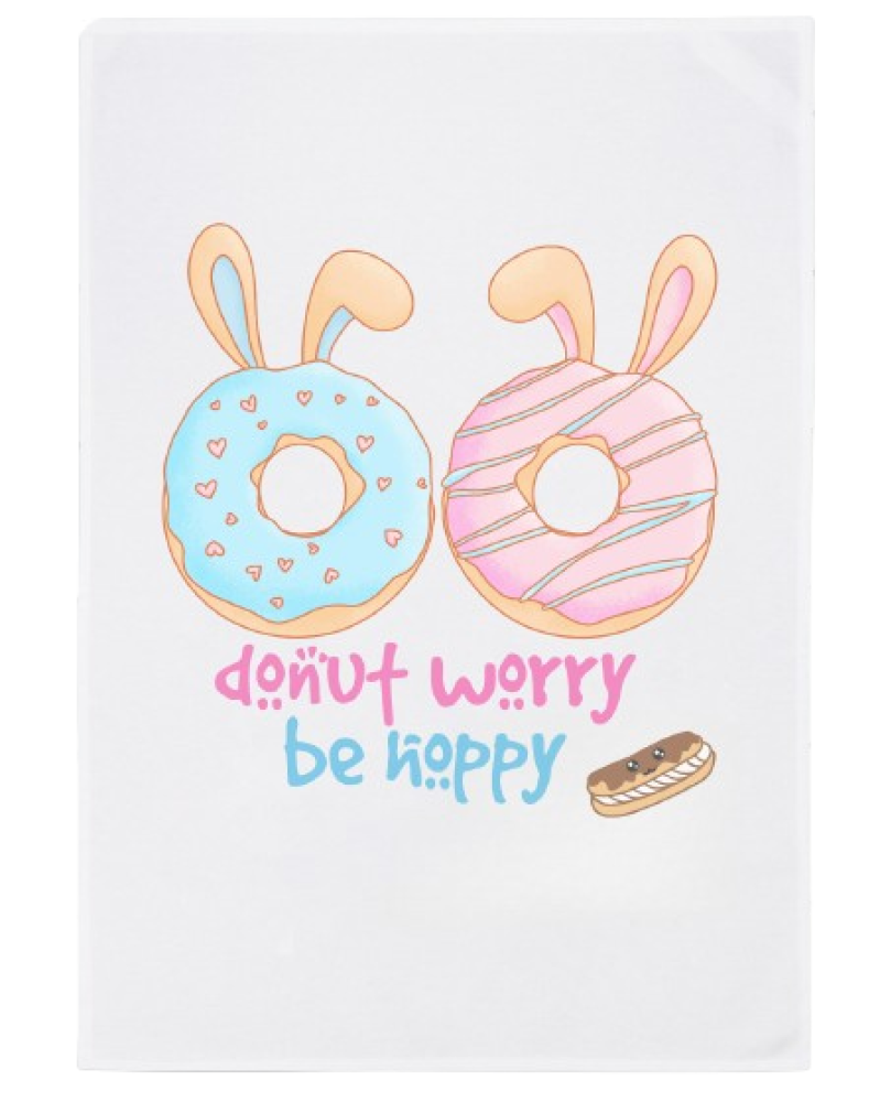 Tea Towel - "Donut Worry, Be Happy"