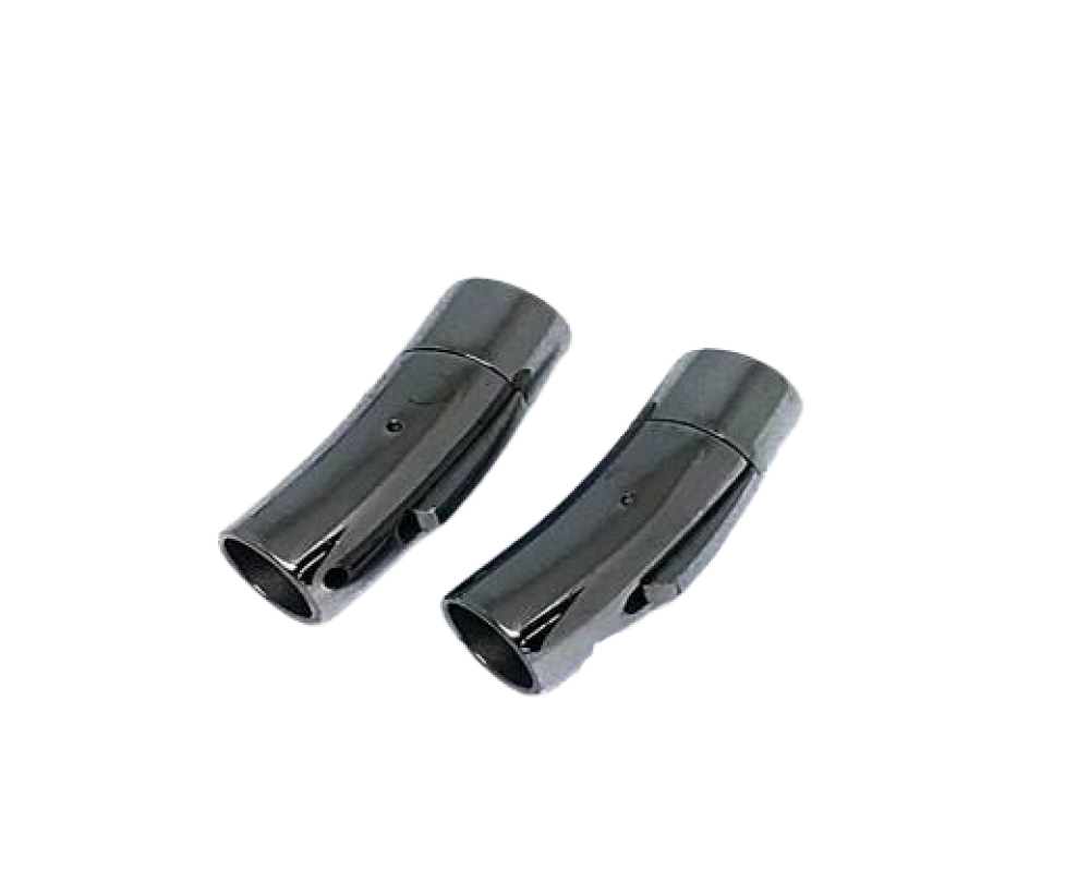 Stainless Steel Push Clasp -MGST06-9mm