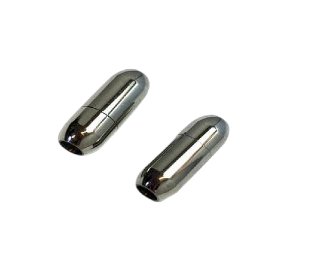 Stainless Steel Magnetic Clasp,Steel,MGST-03 4mm
