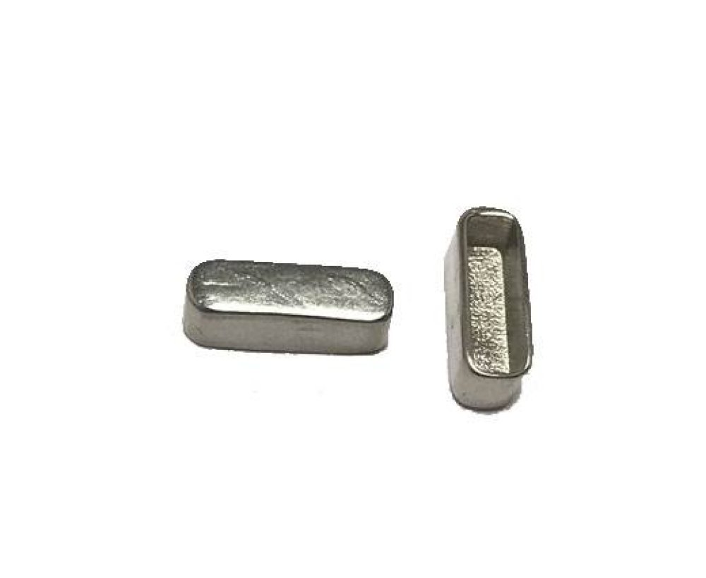 Stainless Steel End Caps: SSP703 12x3.5mm (Steel)