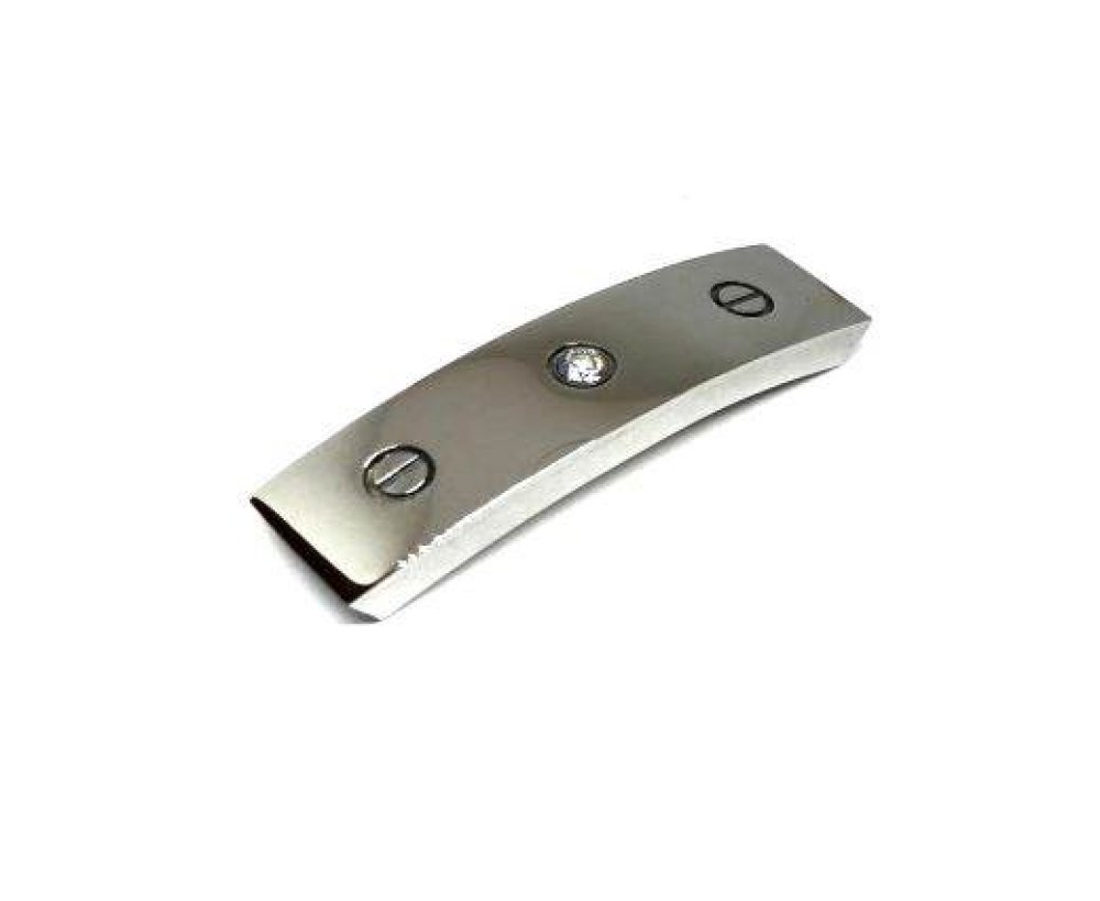 Stainless steel part for Flat leather: SSP-194 10mm (Steel)