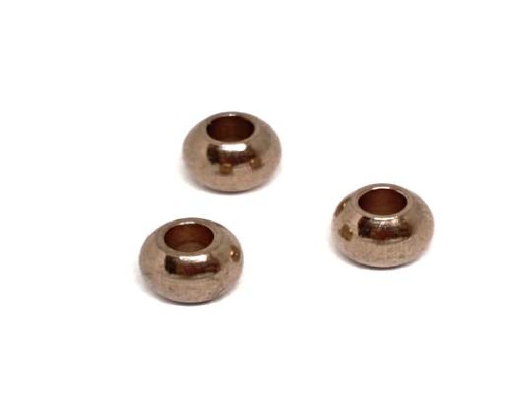 Stainless steel part for round leather: SSP-37 2mm (Rose Gold)