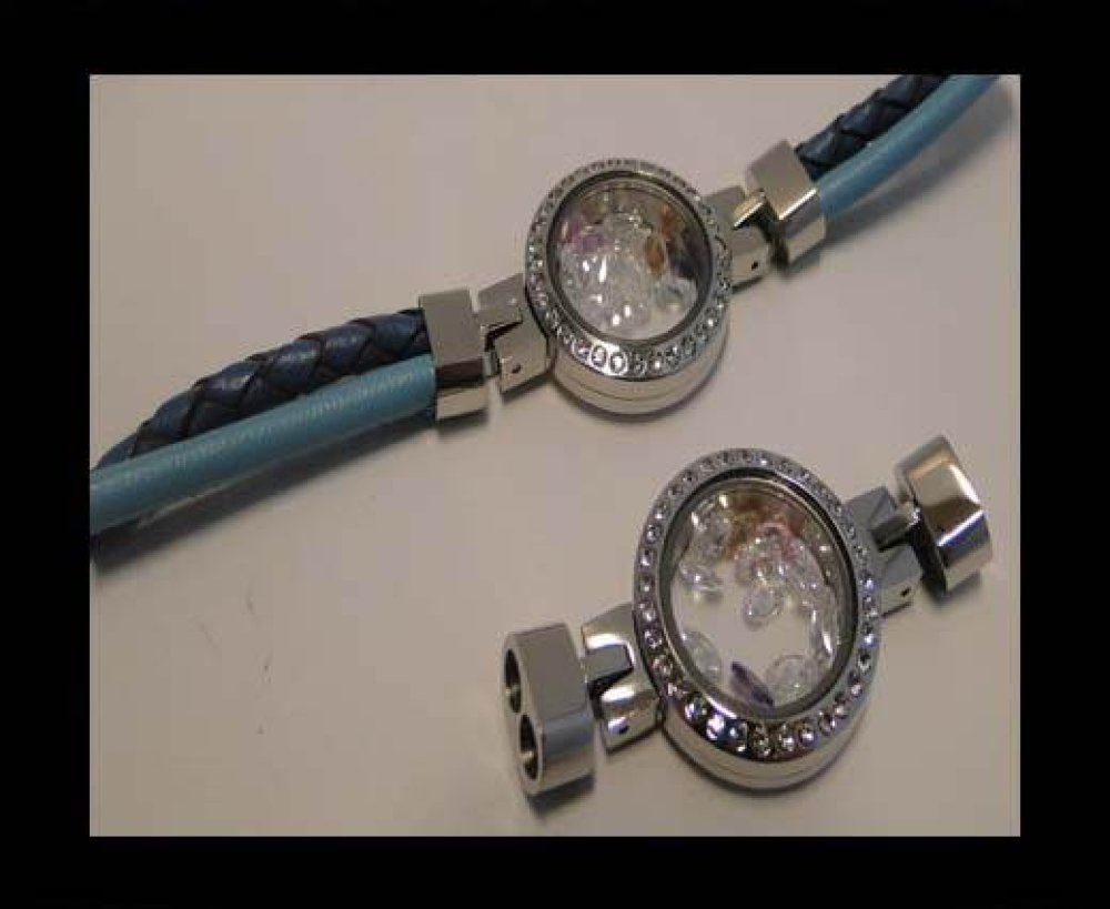 Stainless steel part for round leather SSP-610 steel-4mm