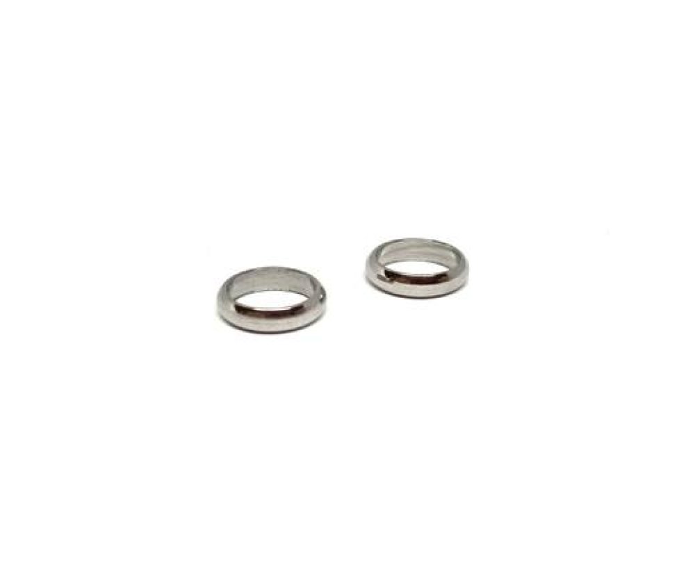 Stainless steel part for leather: SSP-69 8mm (Steel)