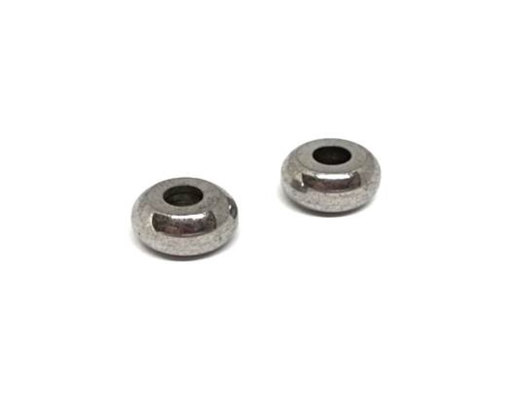 Stainless steel part for round leather: SSP-783 3mm (Steel)