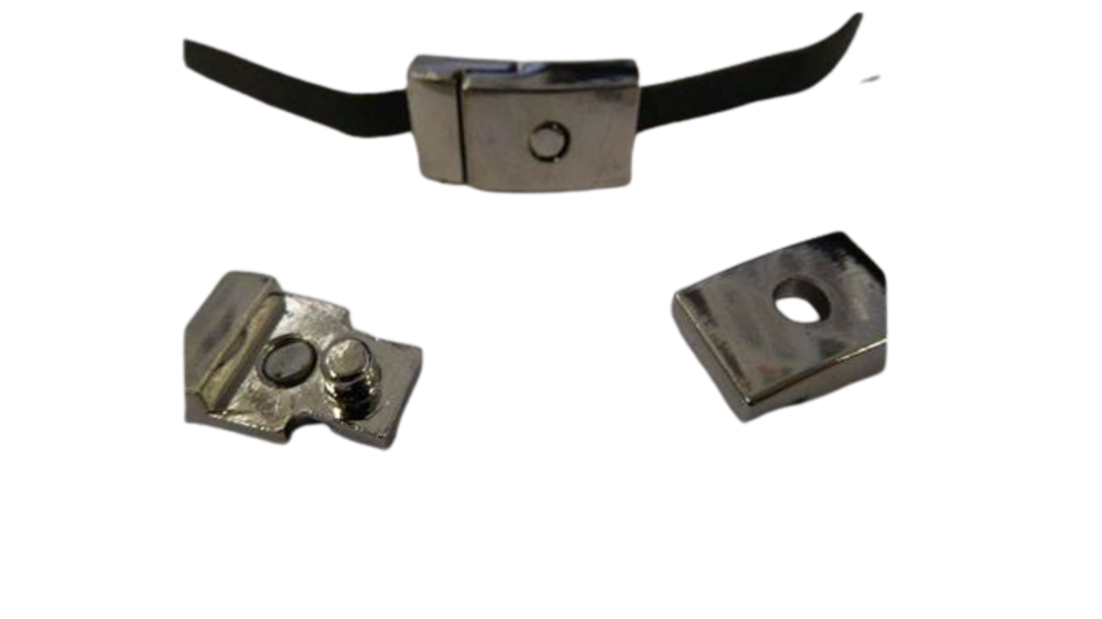 Zamak magnetic clasp: ZAML-29 10*3mm (Steel)