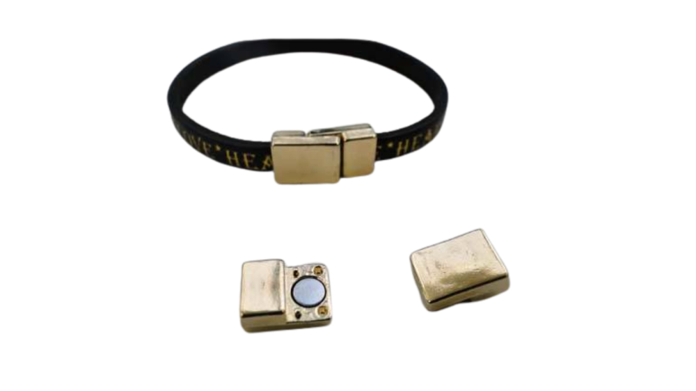 Zamak magnetic claps: MGL-188 6*2mm (Gold)