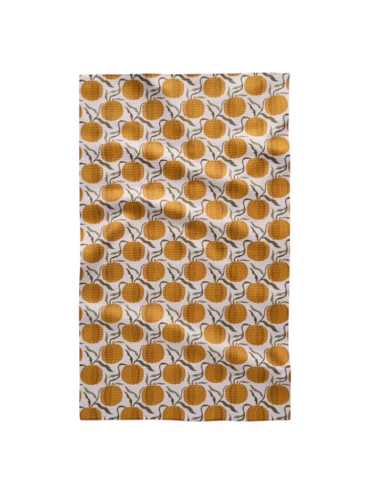 Orange Tree Printed Towels