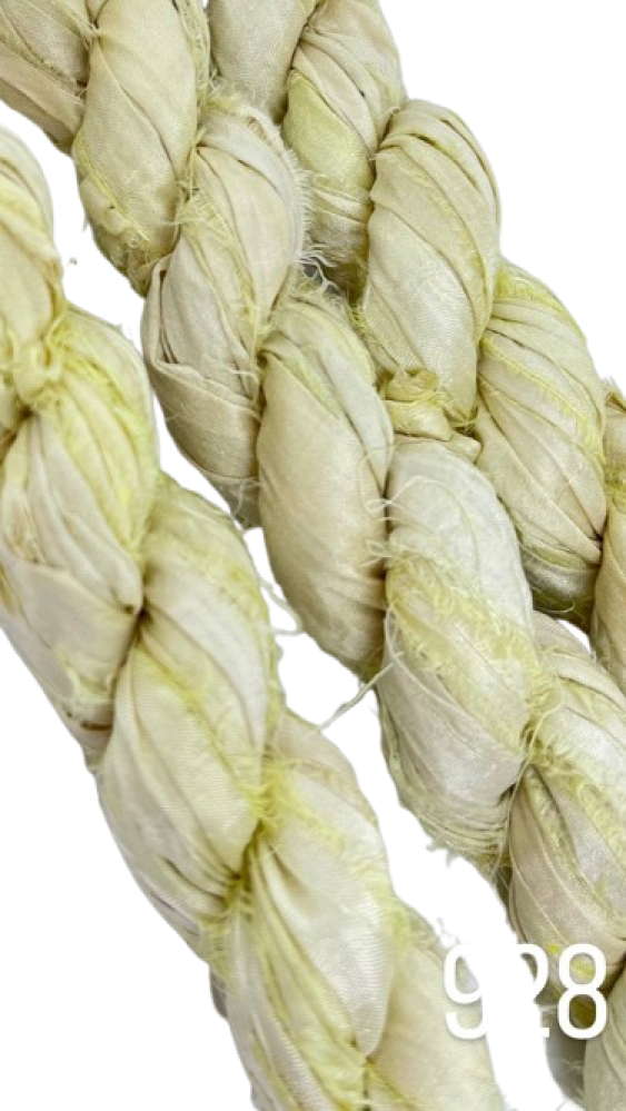 Sari Silk - Yellow Cream - 928